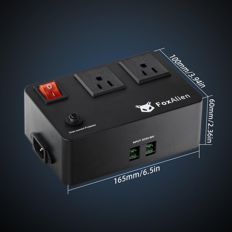 FoxAlien Relay Module Relay Switch for CNC Router Machines, Routers and Dust Collector Synchronously Control (110V US Sockets & Plug, for All FoxAlien Machines) - Image 4