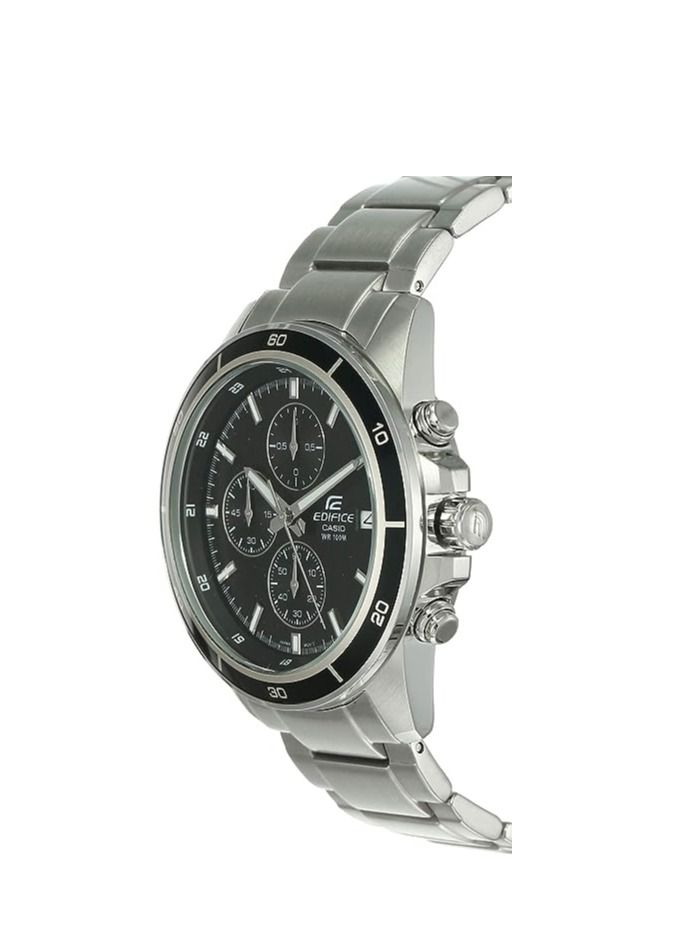 كاسيو ساعة كاسيو ايديفيس للرجال بقرص اسود ستانلس ستيل كرونوغراف - EFR-526D-1AVUDF - Image 2