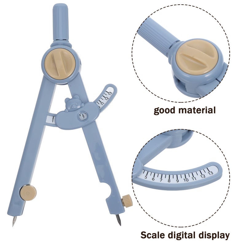 Pencil Compass for Precision Drawing, Durable and Lightweight for School Use - Image 3