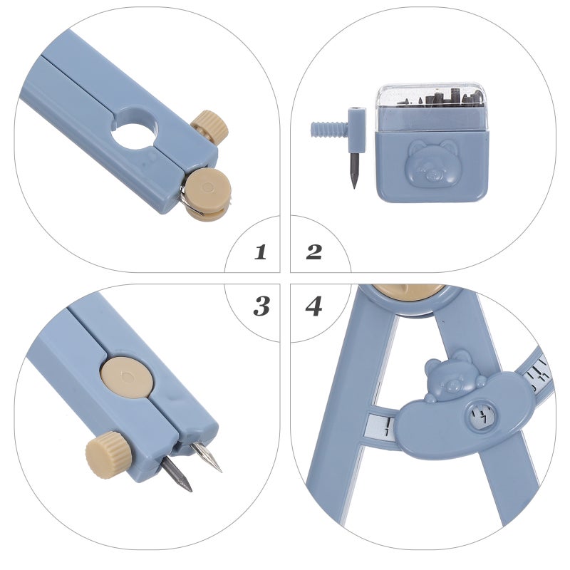 Pencil Compass for Precision Drawing, Durable and Lightweight for School Use - Image 4