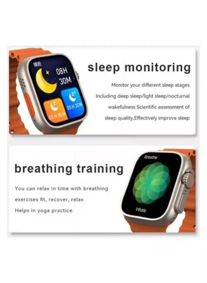 Ultra GS8 Ultra Smartwatch 49mm 2.08 Inch full Screen Smartwatch Wireless Charging Watch Ultra - Image 2