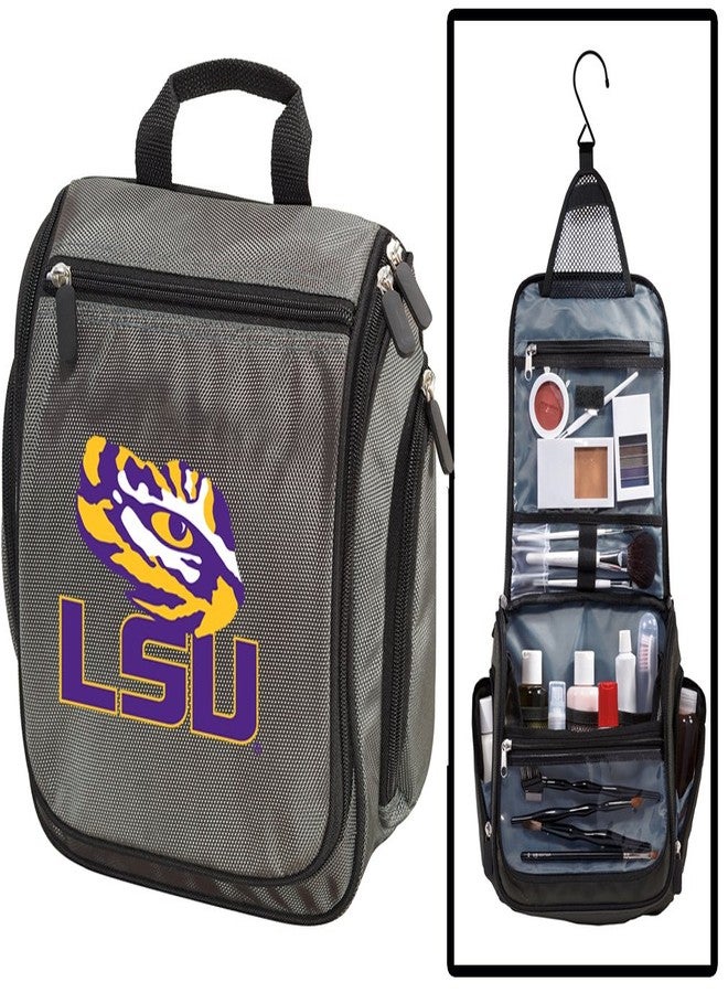 Broad Bay LSU Tigers Toiletry Bags or Mens Shaving Kits HANGABLE Travel Bag - Image 5