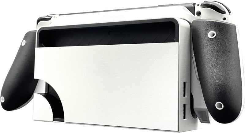 Satisfye حزمة ZenGrip Ronin White Slim، إكسسوارات متوافقة مع Nintendo Switch و OLED - تتضمن الحزمة: ZenGrip أبيض و ZenCase Slim رمادي - Image 4