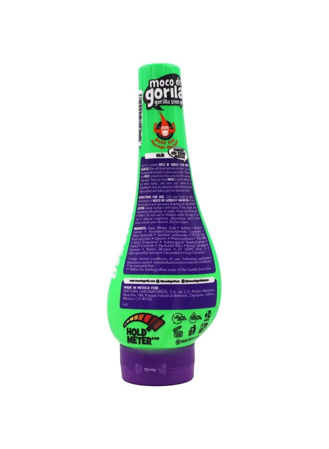 Moco de Gorila جل تصفيف الشعر جالان، يمكن إعادة تفعيله بالماء، ثبات طويل الأمد، عبوة 3 من 11.99 أونصة لكل منها، 3 زجاجات قابلة للضغط - Image 5