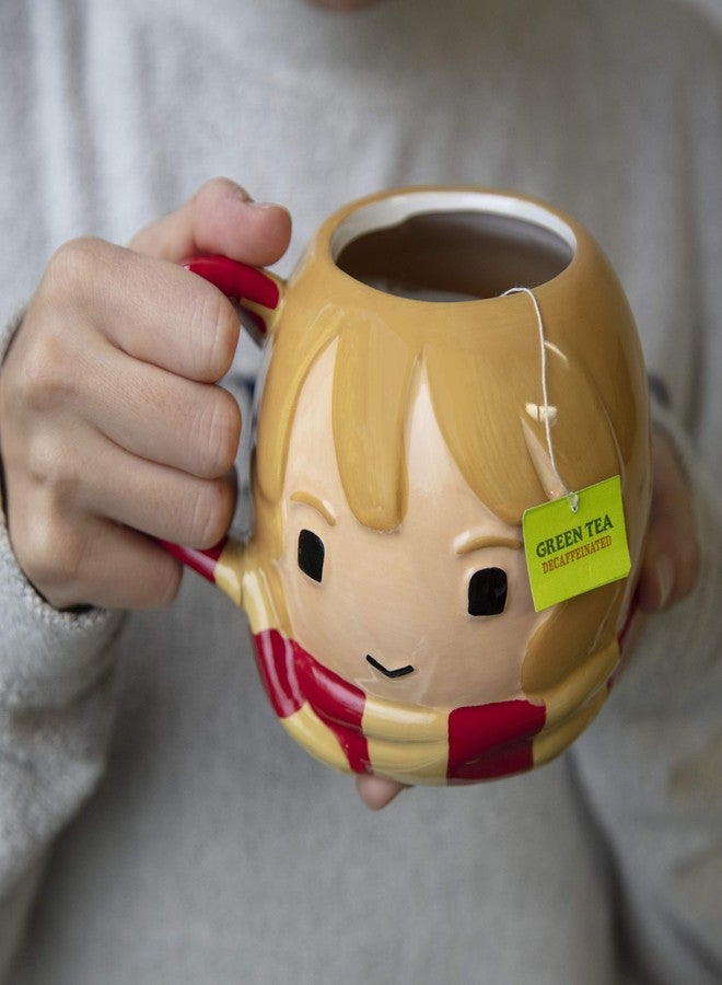 Harry Potter Hermione Granger Coffee Mug, 24 oz - Cute Chibi Design with Gryffindor Scarf Handle - Officially Licensed - Book & Movie Gift for Kids, Teens, Adults - Image 5