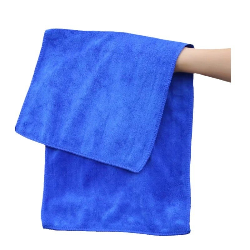 Special Car Wash Towel Thickened Car Towel Microfiber Absorbent Household Cleaning Large Cloth - Image 5