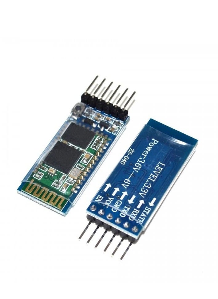 Generic - HC-06 RS232 4 Pin Wireless Bluetooth Serial RF Transceiver Module for Bi-Directional Serial Data Communication Channel in DIY Projects and Electronics Applications. - Image 1