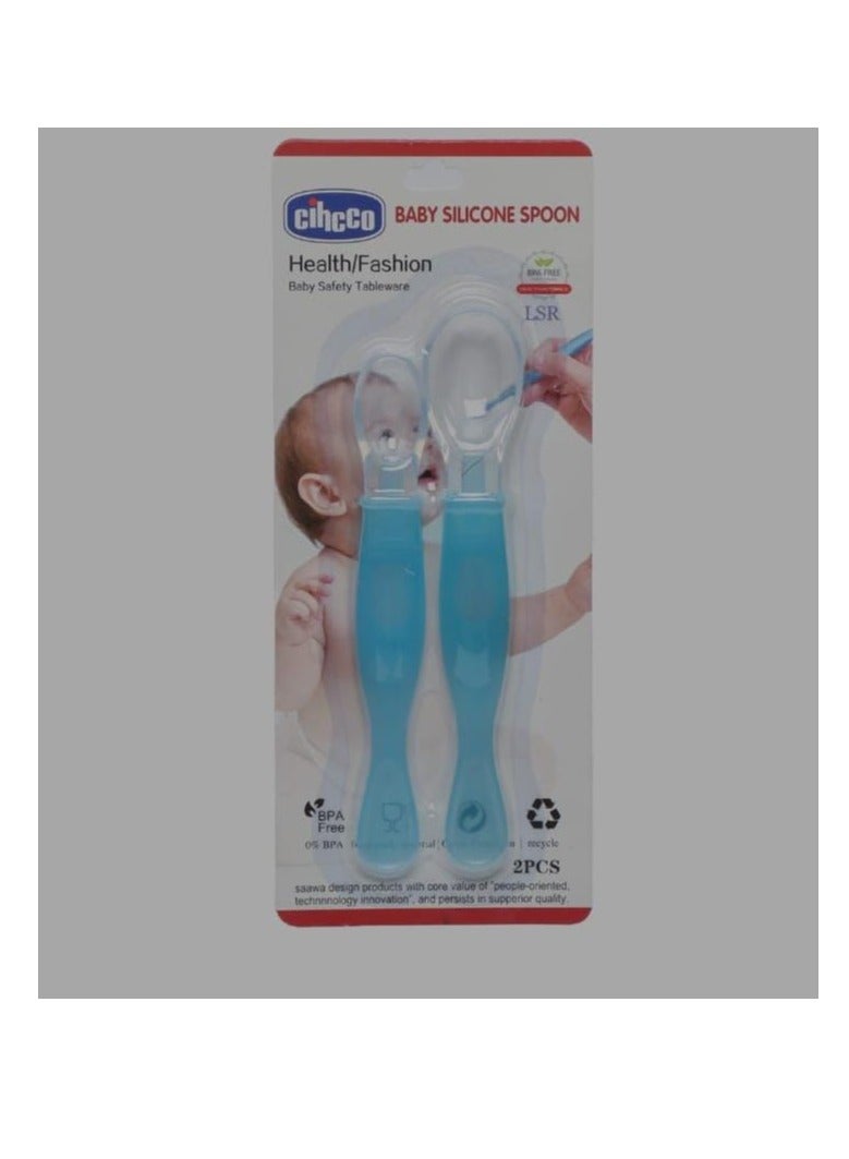 شيكو ملعقة تغذية مزدوجة من السيليكون / 2 قطعة - Image 4