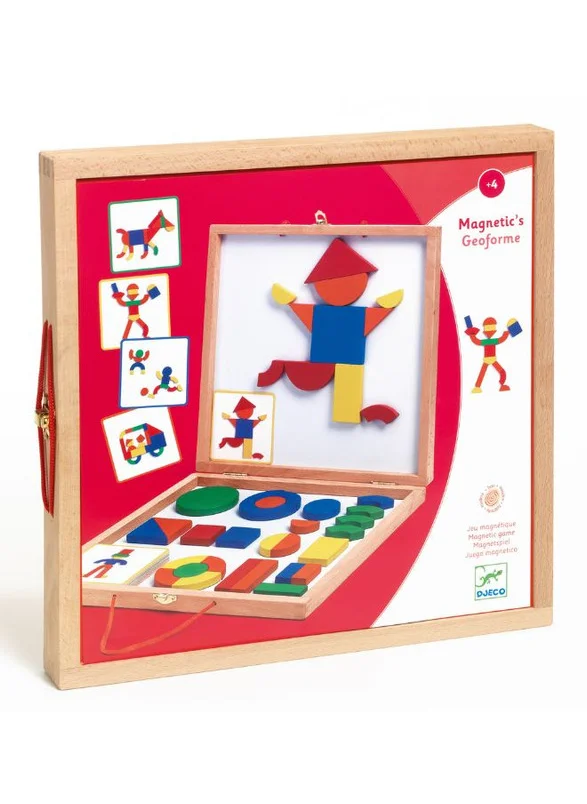 دجيكو Wooden Magnetic -Geoform