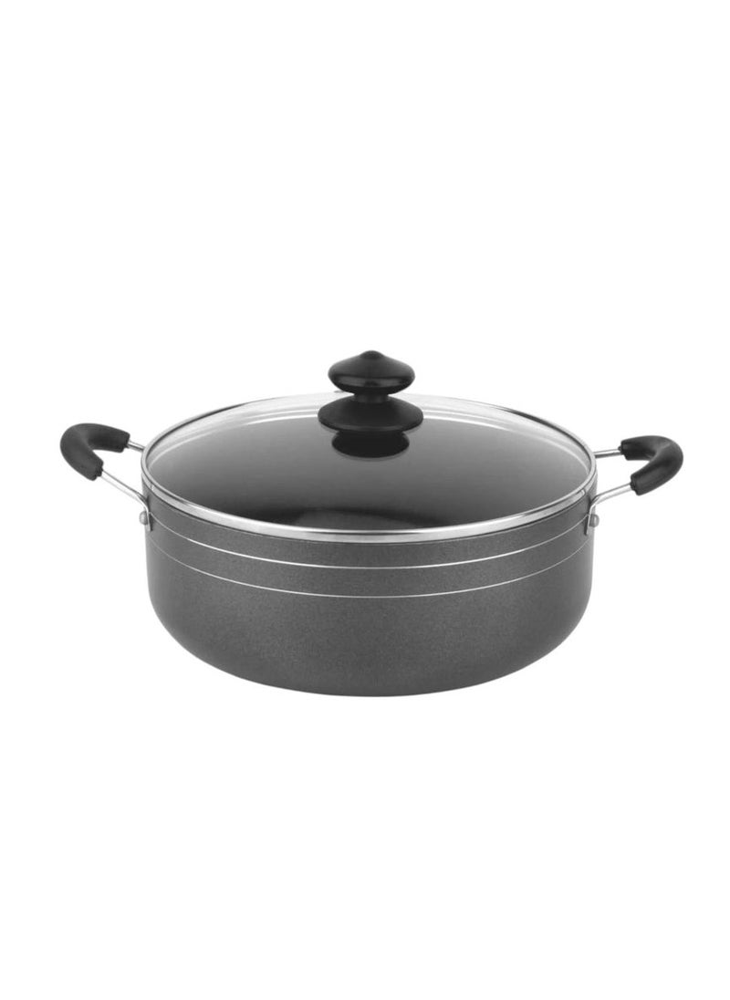 Orange ORANGE Non-Stick Casserole with Glass Lid 22cm  - Image 5