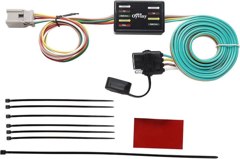 Oyviny Vehicle-Side Custom 4 Way Flat Trailer Wiring Harness for Acura and Honda Models - Image 1