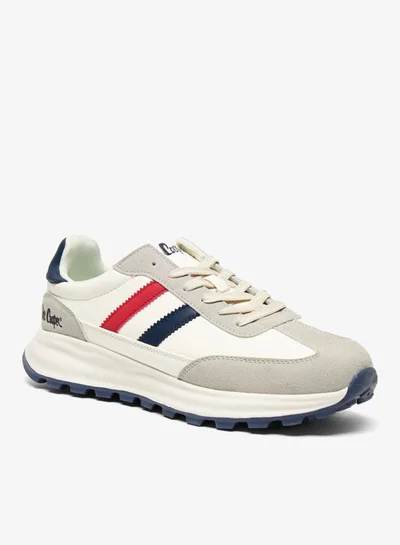Lee Cooper Men's Paneled Lace-Up Low Ankle Sneakers