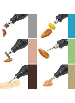 Shoppingekart 105PCS Bit Set Quality Drill Rotary Tool Mill Cutter Sander paper Wire Brush Grinding Accessories 105 Pcs Suitable for GrindingCuttingpolishing  - Image 4