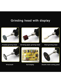 Shoppingekart 105PCS Bit Set Quality Drill Rotary Tool Mill Cutter Sander paper Wire Brush Grinding Accessories 105 Pcs Suitable for GrindingCuttingpolishing  - Image 3