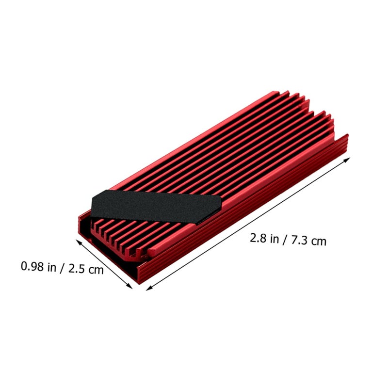 Aluminum SSD Heat Sink Cooler Fin Pad For Solid State Drive Cooling High Performance - Image 3