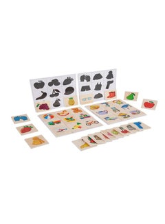 Thoraya Wooden Shadow Matching Game Learning Fruit Recognition Sorter ...