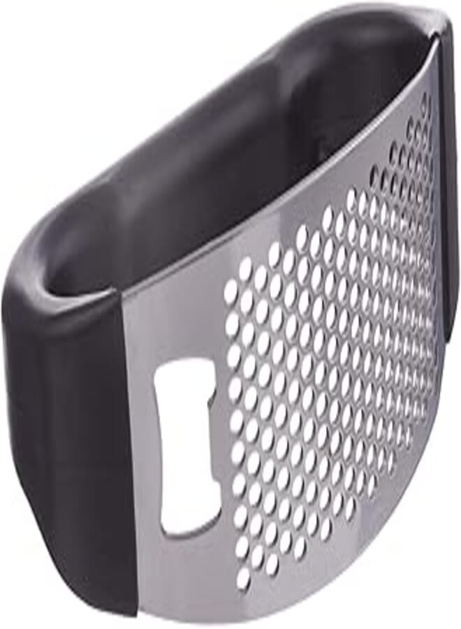 Agfa Stainless Steel Garlic Presser, 12×5 cm - Black 