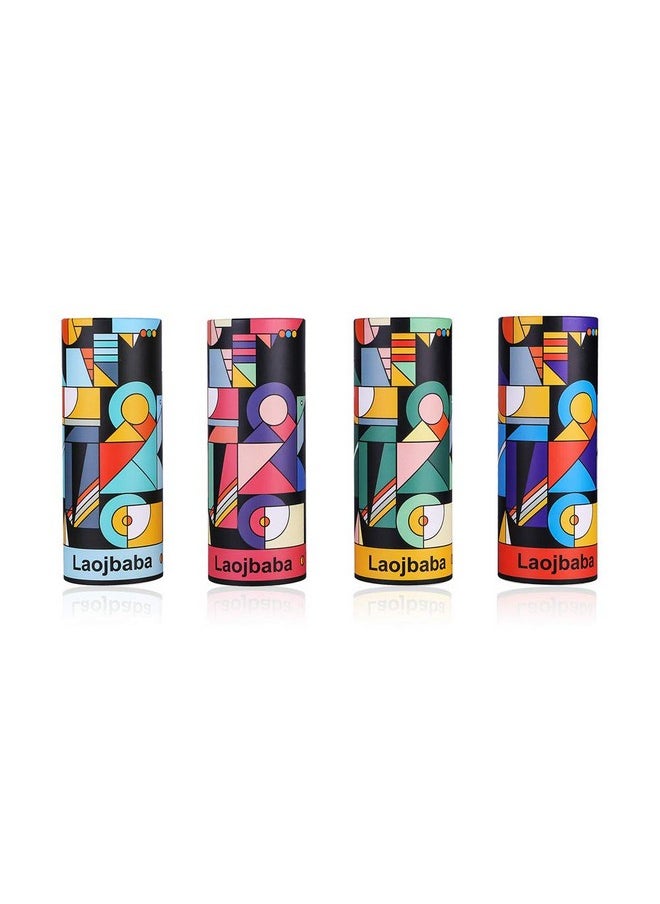 Laojbaba - Car Tissues Canned Tissue Cylinder Tissue Boxes Perfect For Car Cup Holder Car Tissue Holder (4 Canisters/200 Tissues/3 Ply) Travel Tissues - Image 1