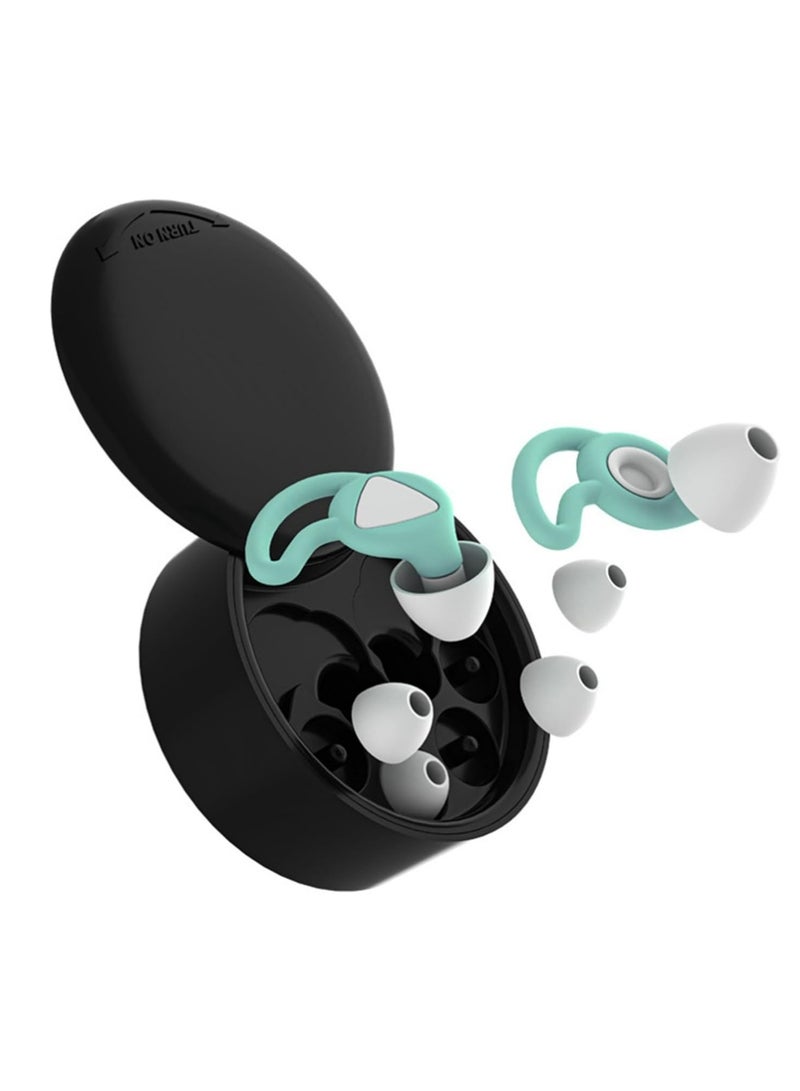 LLASIDO Swimming earplugs, noise cancelling earplugs, ultra comfortable reusable, noise cancelling earplugs for sleeping, deep focus swimming, travel noise sensitive flexible hearing protection, noise cancelling soft earplugs for sleeping, reusable waterproof silicone earplugs, hearing protection earplugs, soundproofing snoring, swimming, motorcycle - Image 1