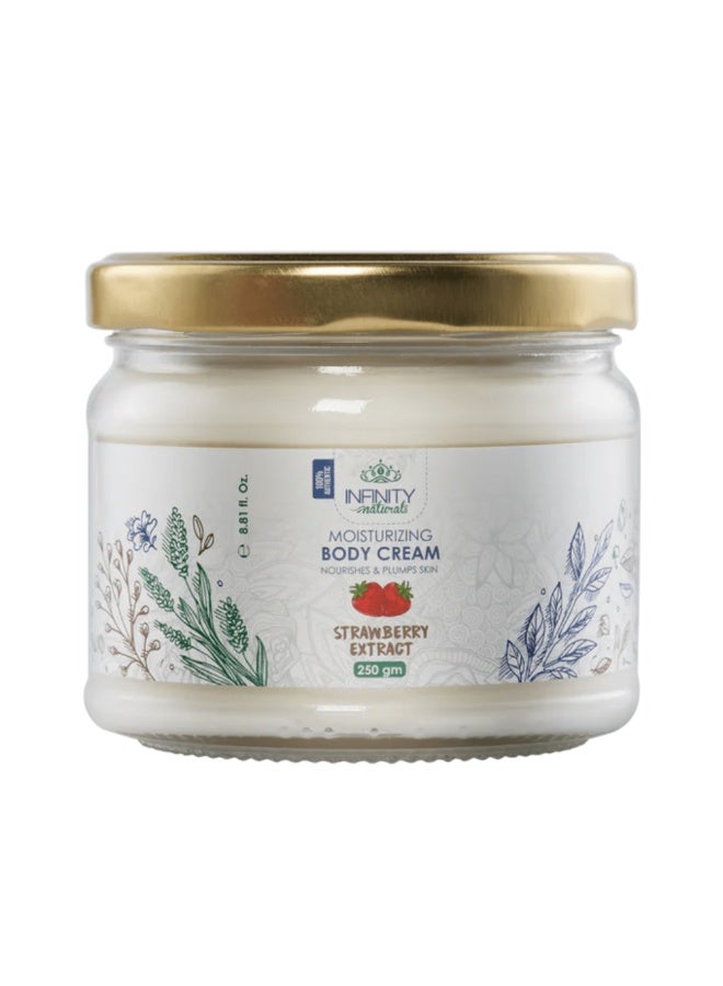 إينفينيتي انفينيتي ناتشورالز كريم مرطب للجسم بالفراولة 250 جم