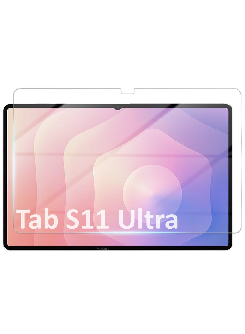 JOMILA Screen Protector For Samsung Galaxy Tab S11 Ultra , Scratch and Shatter Resistant , Anti Bubble Glass ,Tempered Glass - Clear - Image 1