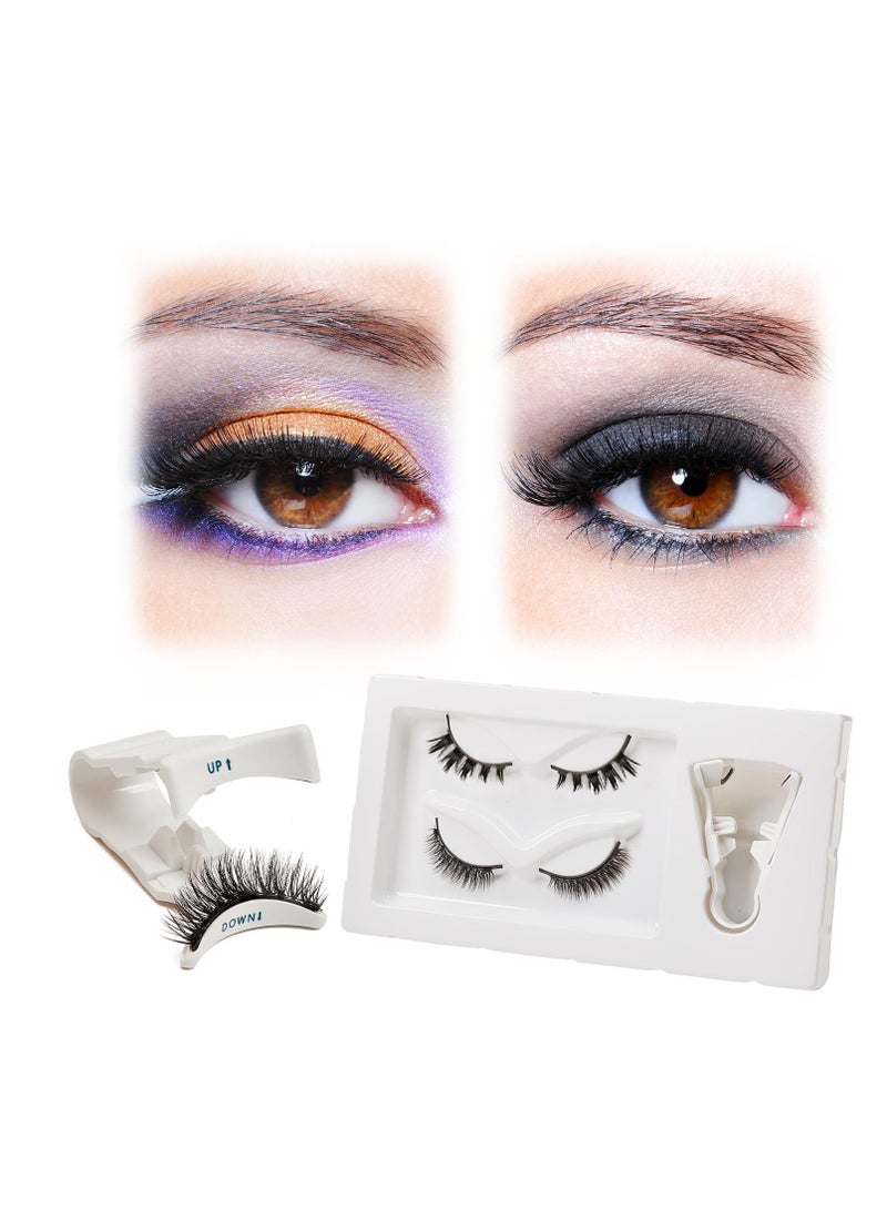 Excefore Magnetic Eyelashes without Eyeliner, Magnetic Eyelashes, No Glue Magnetic Eyelashes False Eyelashes with Magnets Reusable Waterproof Soft Full Eye Magnetic Fake Lashes (Mixed) - Image 2