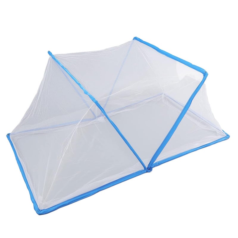 Baby Mosquito Net Tent Portable Folding Bed Tent Net in Room Easy to Store for Kids to Travel (Blue) - Image 5