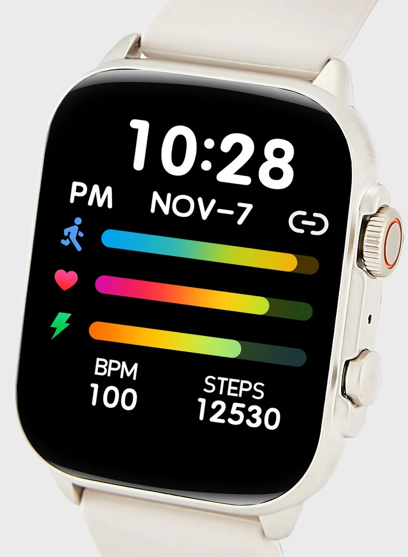 Ginger Smartwatch With Bluetooth Call,Multiple Health &amp; Fitness Features