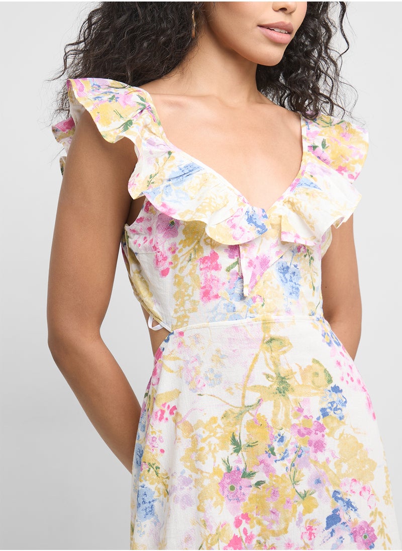 VERO MODA Vmdicthe  Ankle Detail Dress  - Image 3