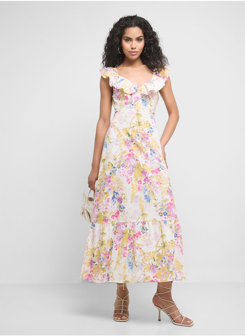 VERO MODA Vmdicthe  Ankle Detail Dress  - Image 4