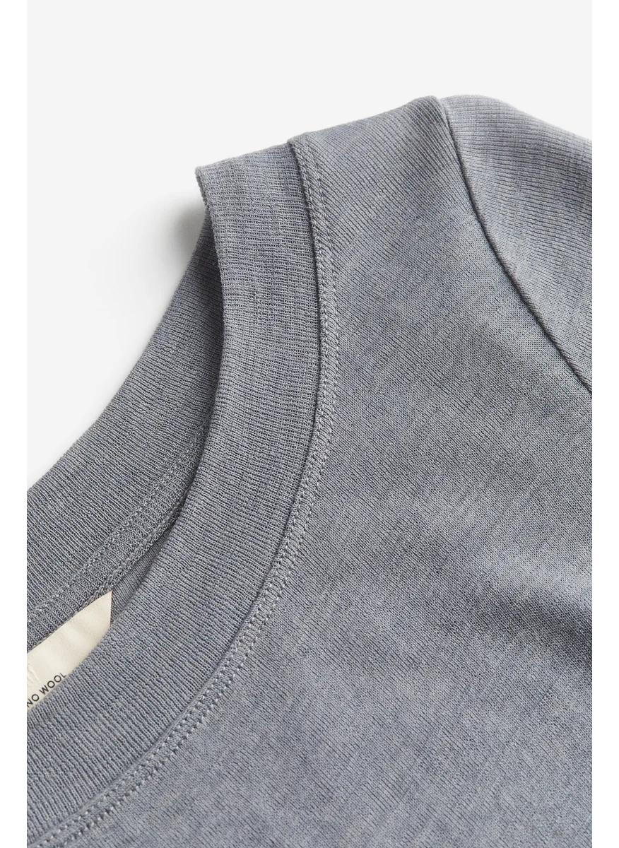اتش اند ام Fitted Wool Top