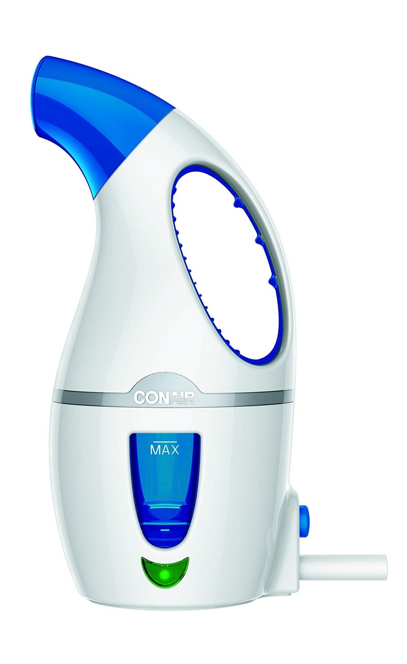 Conair Complete Steam Hand Held Fabric Steamer, 1100W, White/Blue - Image 2
