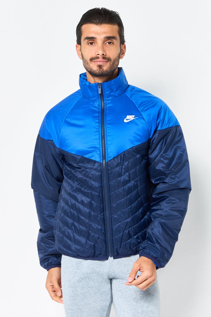 Nike جاكيت خارجي طويل الأكمام للرجال بتقنية ثيرما فيت، متعدد الألوان - Image 1