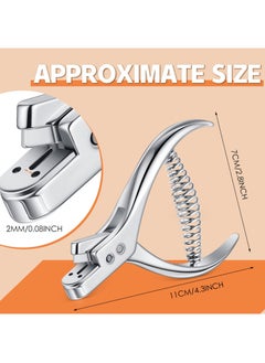 SYOSI 2 Piece Pattern Notchers Stainless Steel Universal Pattern Notcher Pattern Punch Tool Tailor Sewing Pattern Pliers Tailor Proofing Pliers Pattern Making Tool For Cloth Fabric Diy Crafts  - Image 2