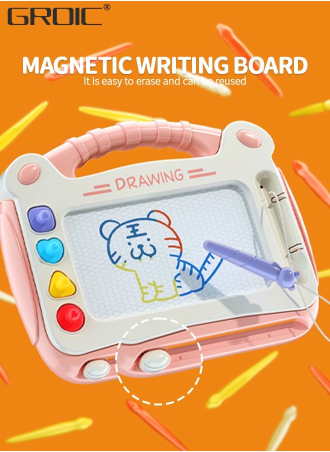 GROIC Large Magnetic Drawing Board Toddler Toys Erasable Doodle Board Creative Kids Toys Preschool Learning Toys Birthday Gift for Boys Girls  - Image 5