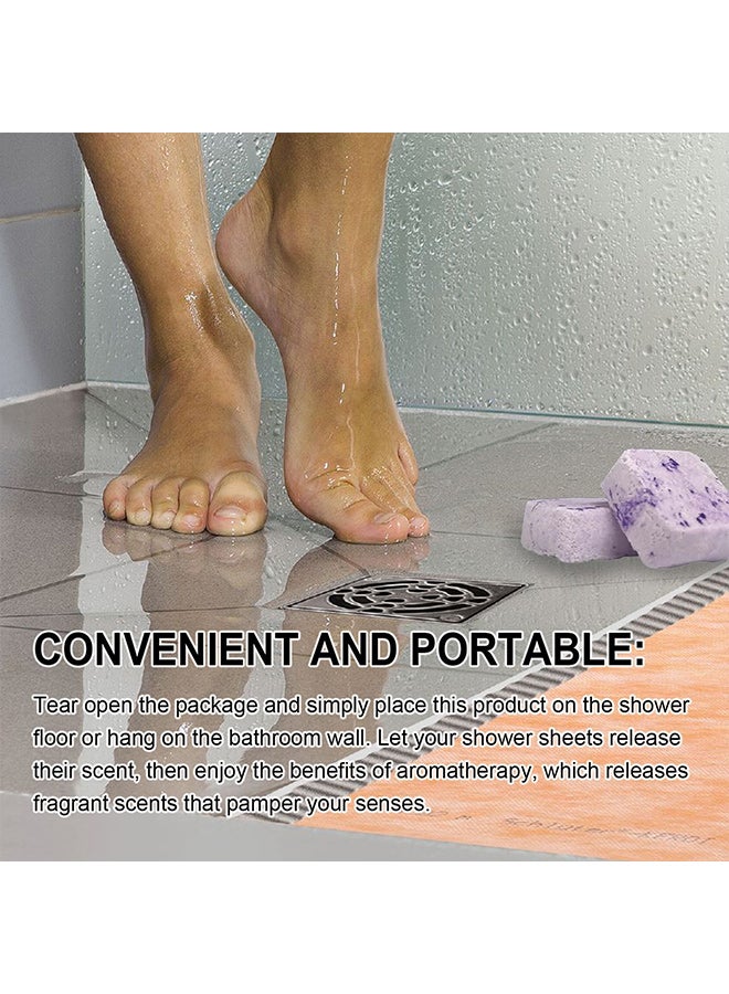 EELHOE aromatherapy shower tablets, home refreshing shower to relax and relieve long-lasting aromatherapy tablets - Image 4