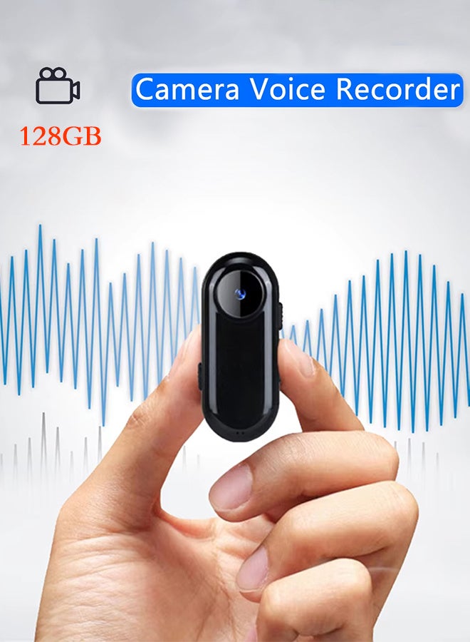 Generic HD 1080P Video Audio Body Action Camera Sport DV Activated Voice Recorder Listenning with Clip BodyCam Protable Mini Camcorder（included 128G Card）  - Image 2