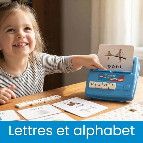 BOHS French Literacy Wiz Fun Game Lower Case Sight Words 60 Flash Cards Preschool Language Learning Educational Toys - Image 5