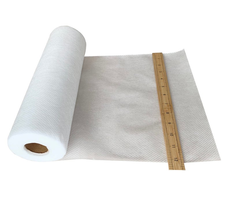HimaPro No Show Cutaway Invisible Mesh Machine Embroidery Stabilizer Roll - Light to Medium Weight 1.8 Ounce(12 inch x 25 Yard) - Made of Embossed Nylon - Image 2