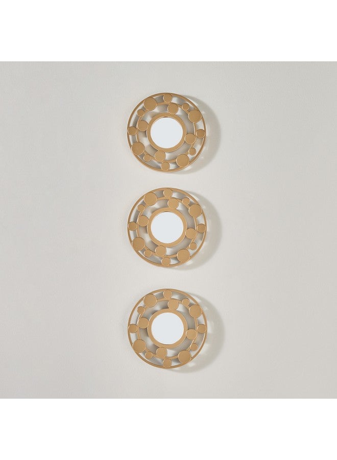 Home Box مجموعة مرايا دائرية 3 قطع 25 × 25 سم - Image 2