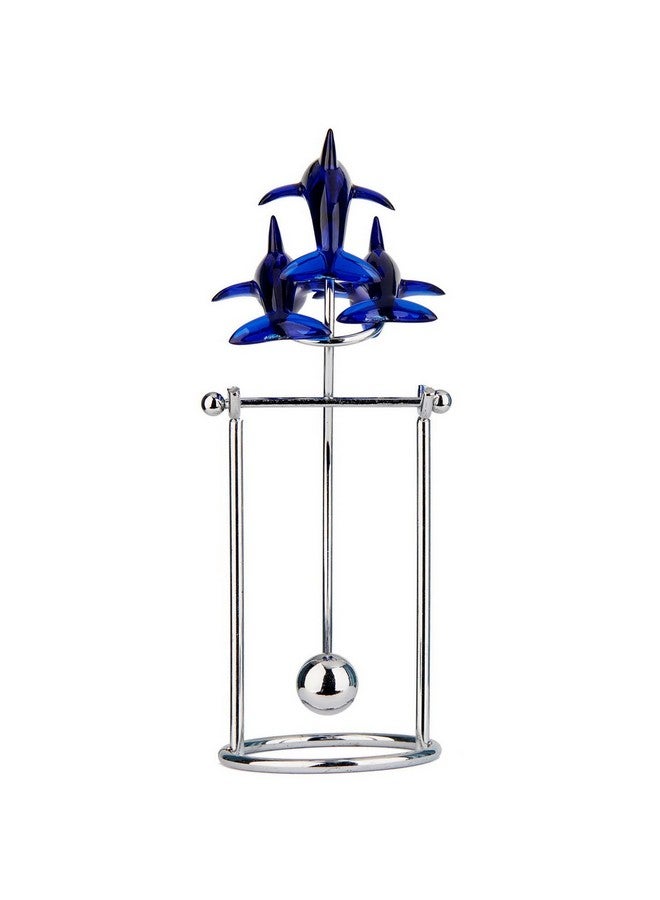 Sunnytech Dolphins Kinetic Art Balancing Decompression Toy Decompressive Science Psychology Home Office Decor Desk Decor Toy (Wj124 Hl05 Dolphins Toy) - Image 4