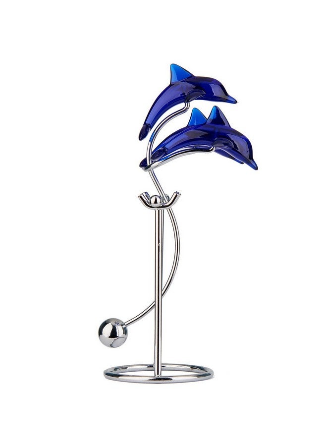 Sunnytech Dolphins Kinetic Art Balancing Decompression Toy Decompressive Science Psychology Home Office Decor Desk Decor Toy (Wj124 Hl05 Dolphins Toy) - Image 3