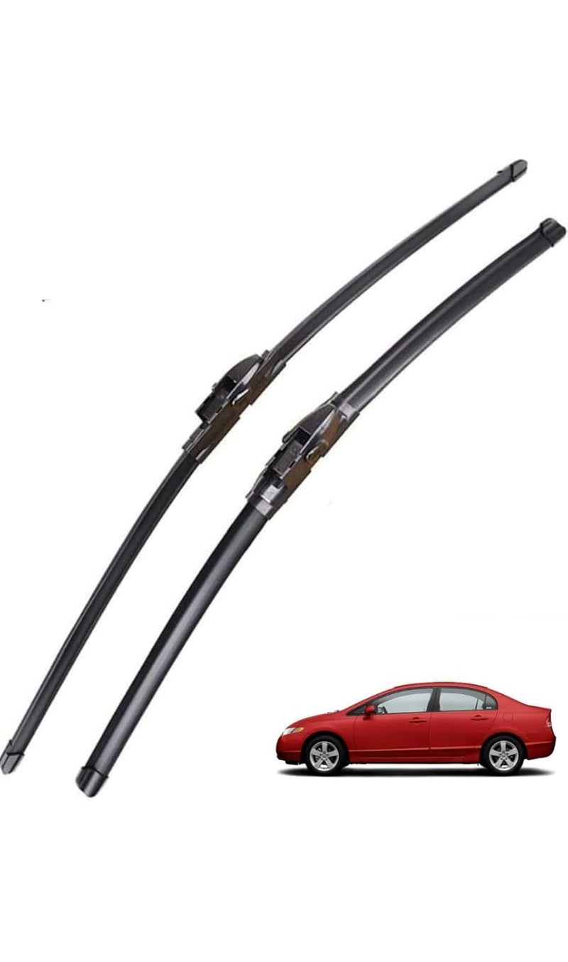 AWB® Hybrid Wiper Blades Compatible with Civic (2005-2008) - Image 1