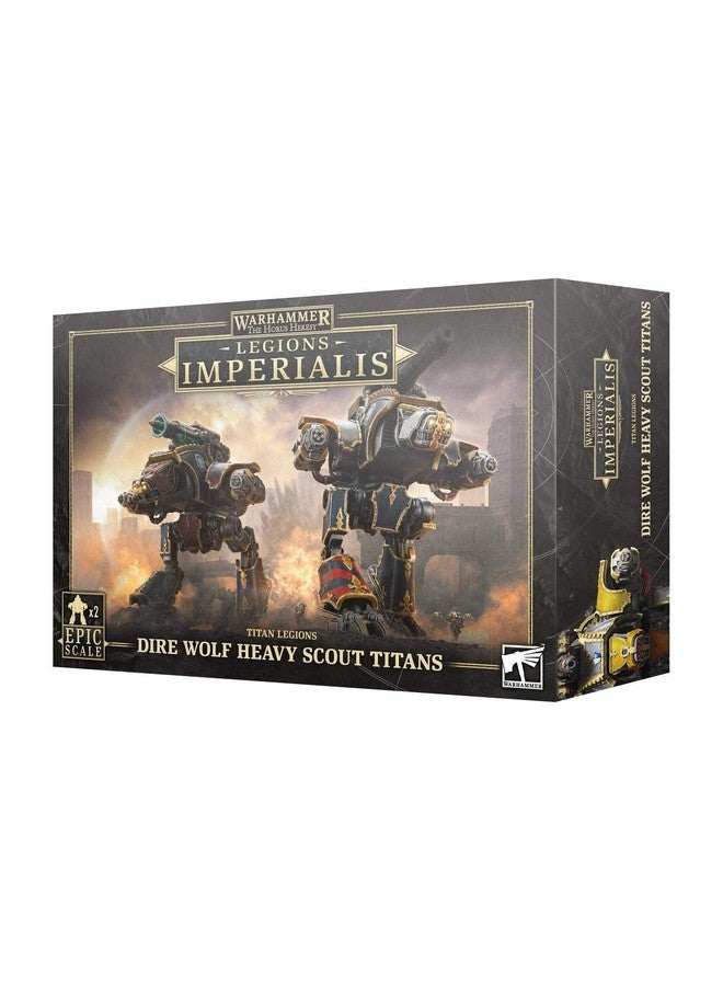 Warhammer Games Workshop Legions Imperialis - Dire Wolf Heavy Scout Titans [Epic Scale]
