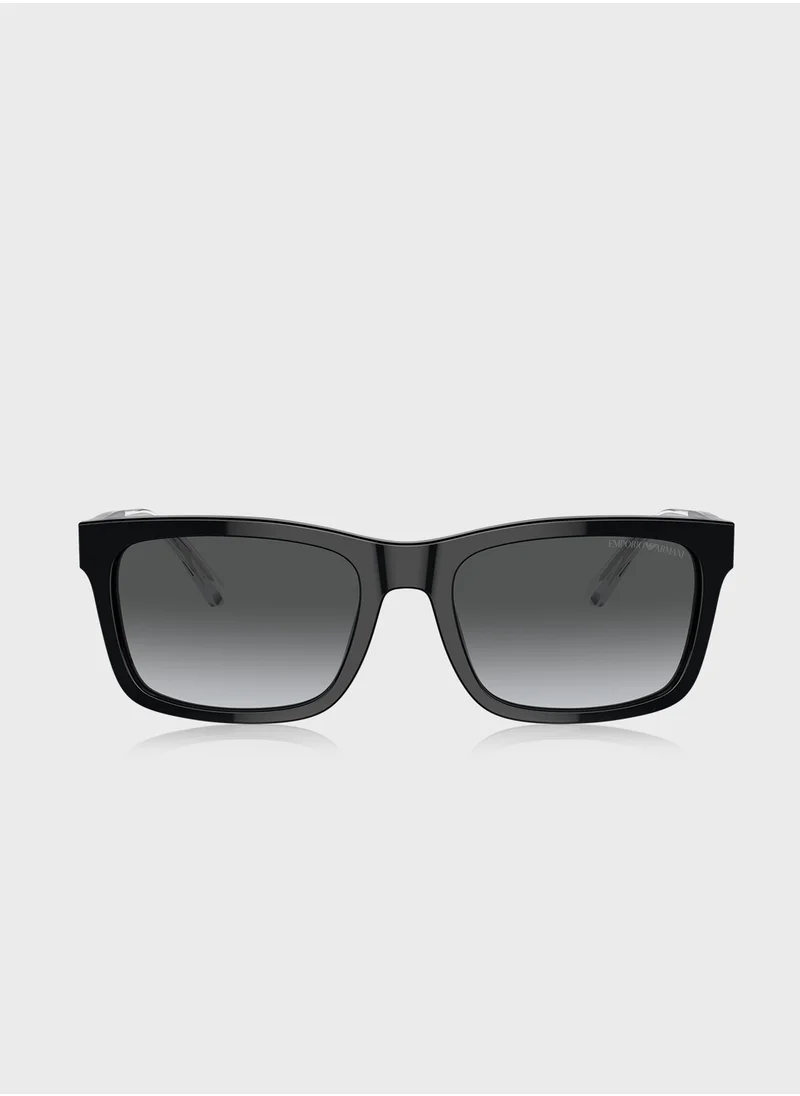 EMPORIO ARMANI 0Ea4224 Wayfarers Sunglasses