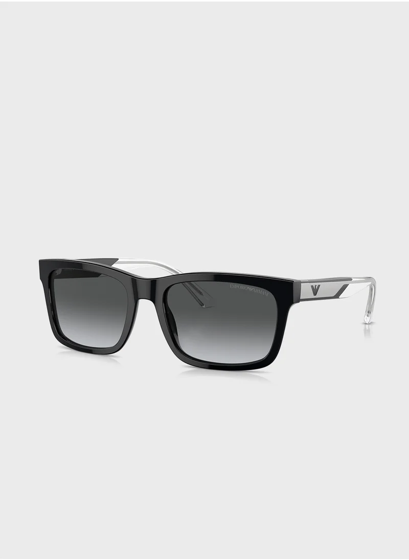 EMPORIO ARMANI 0Ea4224 Wayfarers Sunglasses