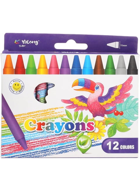 Yalong-Crayons set 12 colors