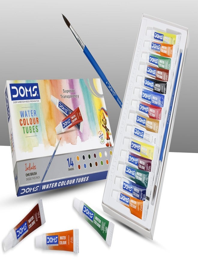 Doms Water Colour Tube | 14 Shades | Deeply Rich and Vibrant Pigment | Quick Drying - Image 3