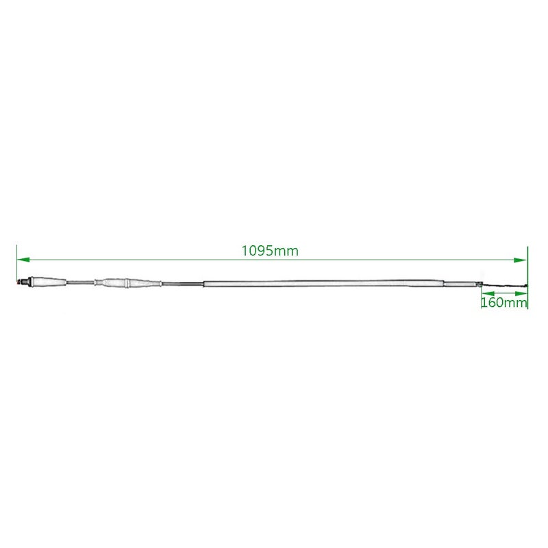 PROOTOM Universal 43 Throttle Cable for Mini Bike SSR TaoTao Apollo Kymco SYM GY6 Scooter 50cc 70cc 110cc 125cc Chinese Pit Dirt Bike Parts Red - Image 4