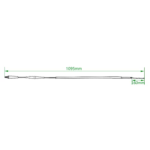 PROOTOM Universal 43 Throttle Cable for Mini Bike SSR TaoTao Apollo Kymco SYM GY6 Scooter 50cc 70cc 110cc 125cc Chinese Pit Dirt Bike Parts Red - Image 3